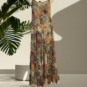 Kasper Sleeveless Max Dress, Scoop Neck Size 14